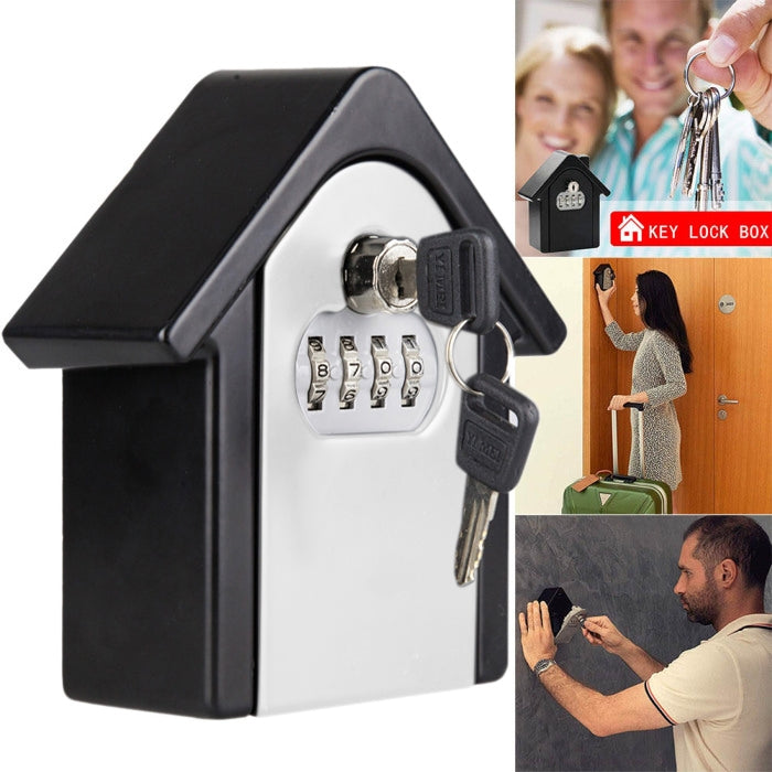 Hut Shape Password Lock Storage Box Security Box Wall Cabinet Safety Box, with 1 Key Hut Shape Password Lock Storage Box Security Box Wall Cabinet Safety Box, with 1 Key